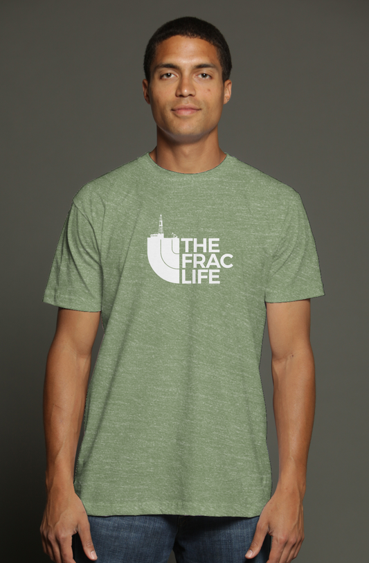 The Frac Life triblend t shirt