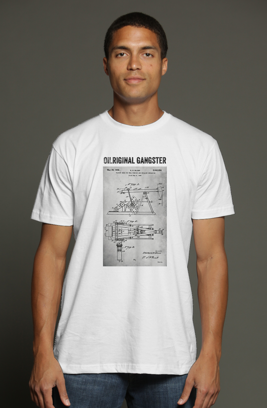 Pump Jack triblend t shirt