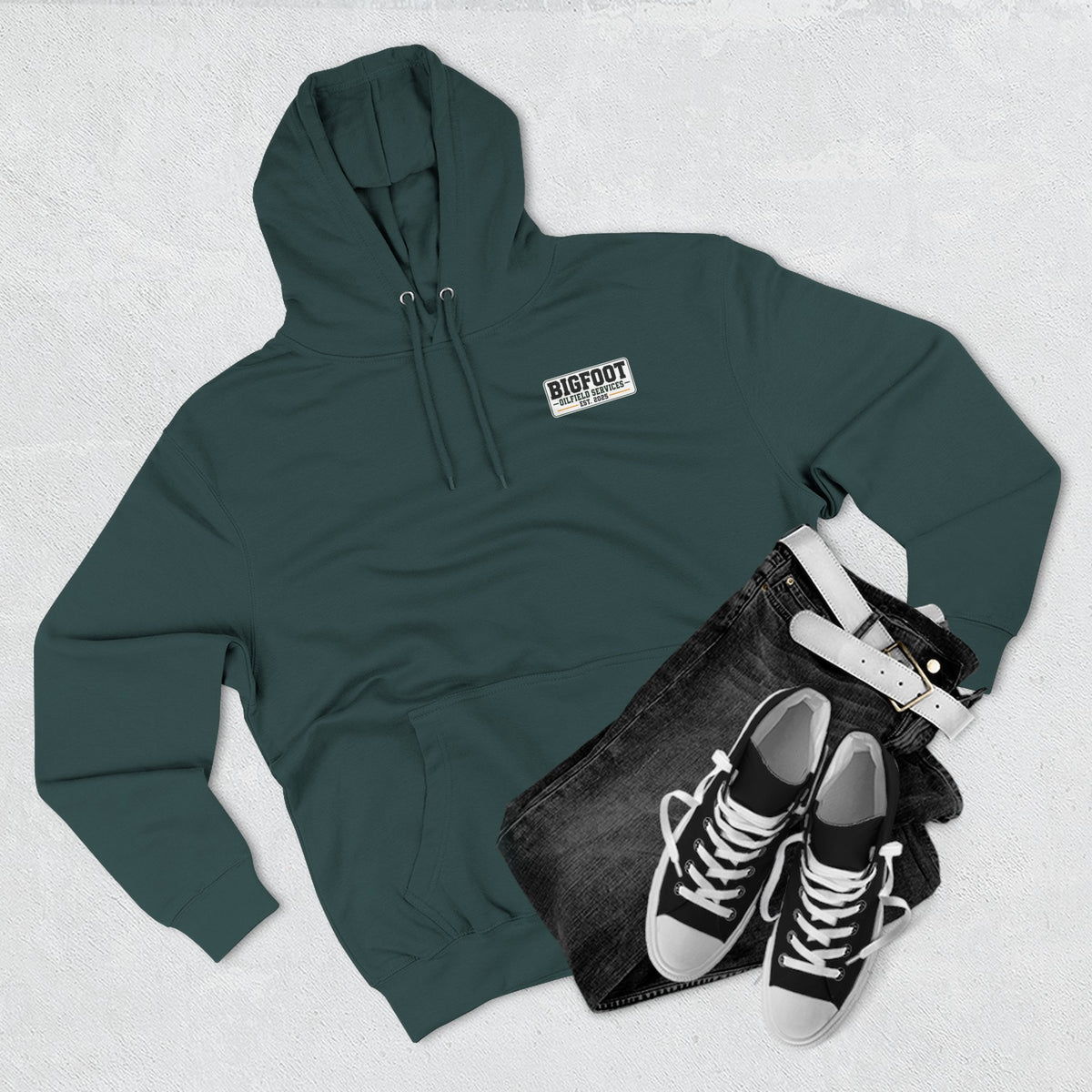 Eat Sleep Frac Repeat Hoodie — Fracologist Oilfield Fleece Pullover