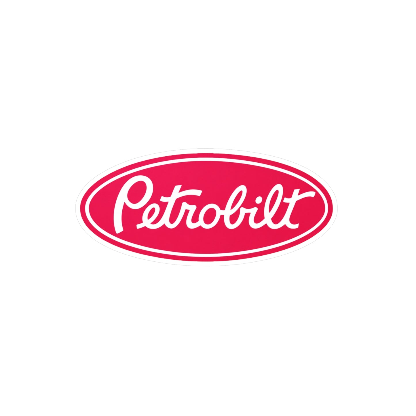 Petrobilt Red Oval - Vinyl Sticker
