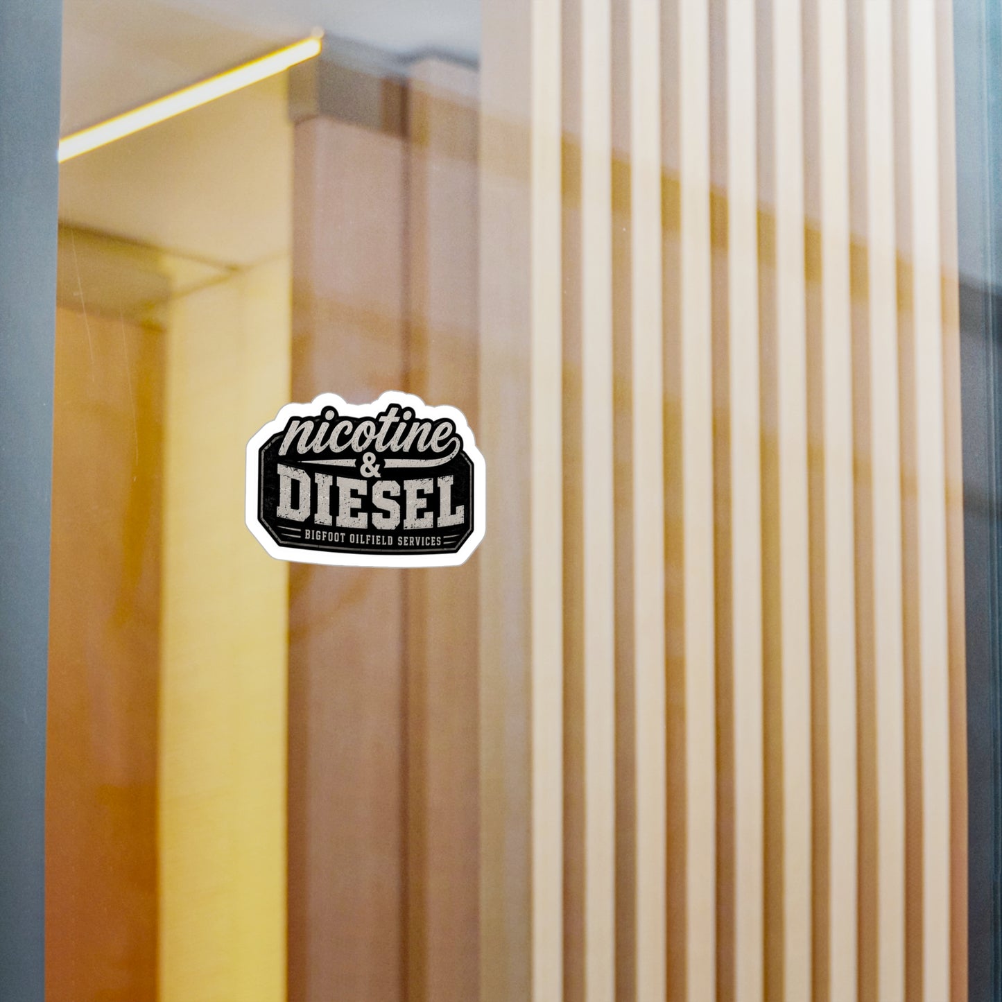 Nicotine & Diesel - Vinyl Sticker
