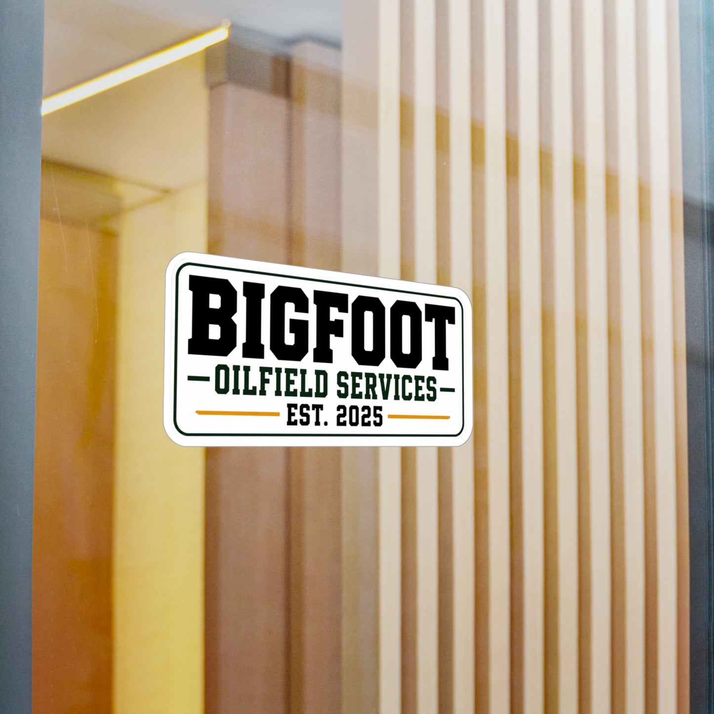 Bigfoot Oilfield Services - Vinyl Sticker — Established 2025 Sticker
