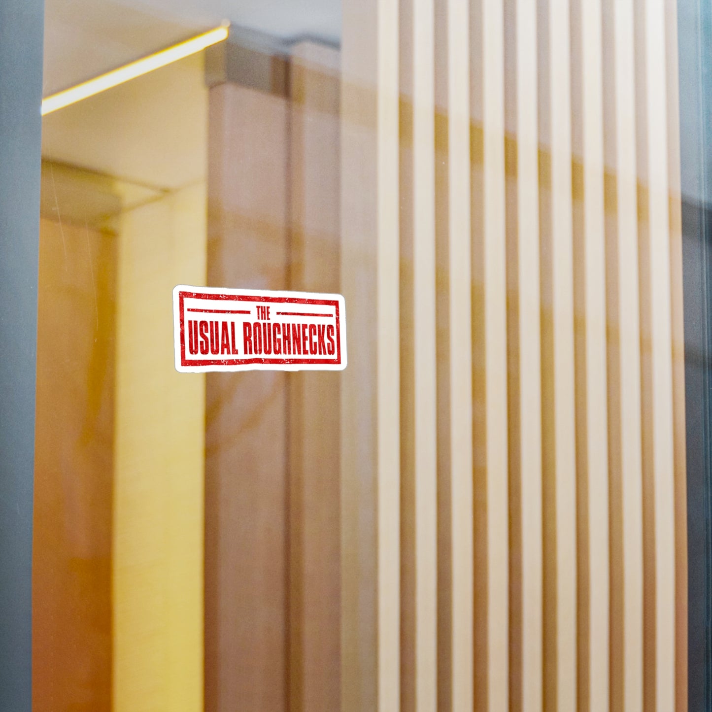 "The Usual Roughnecks" - Vinyl Sticker
