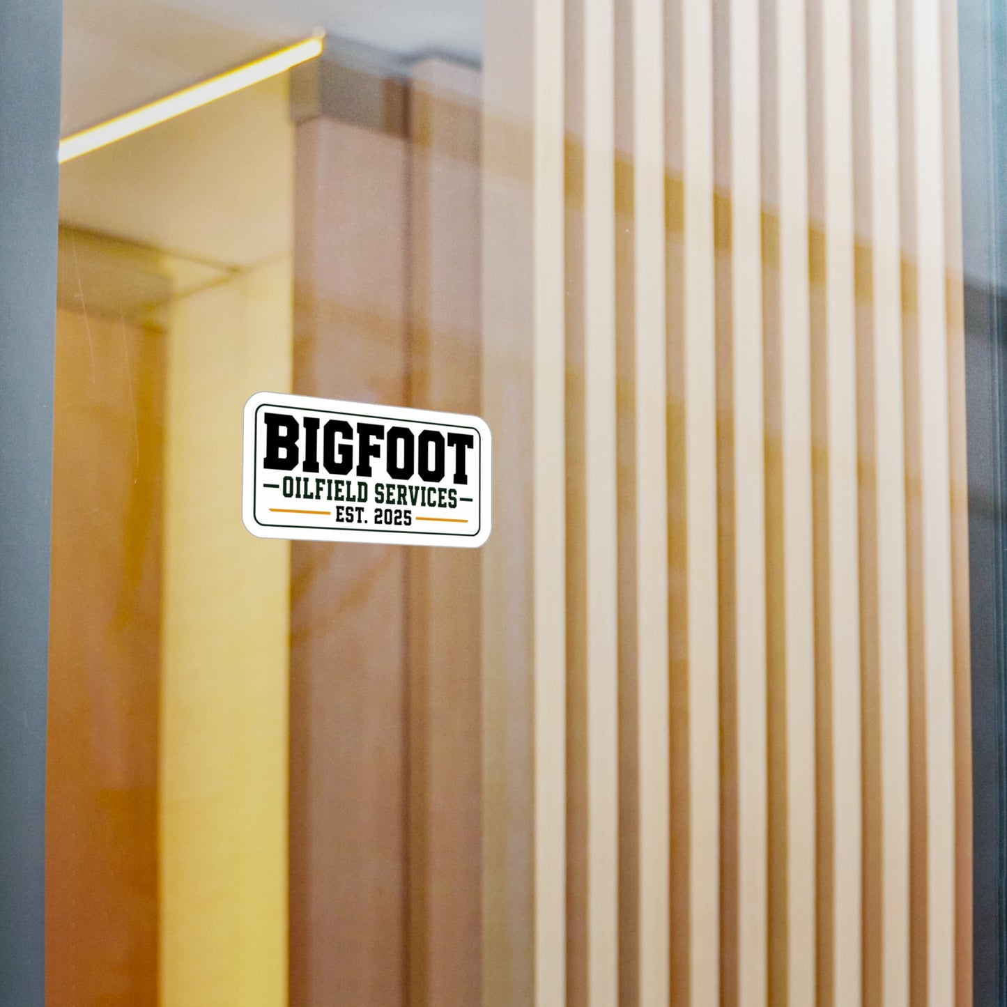 Bigfoot Oilfield Services - Vinyl Sticker — Established 2025 Sticker