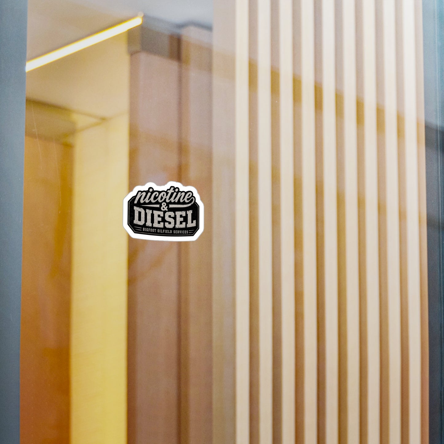 Nicotine & Diesel - Vinyl Sticker