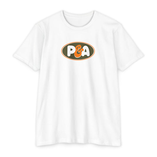 P&A Retro Oval Logo T-Shirt