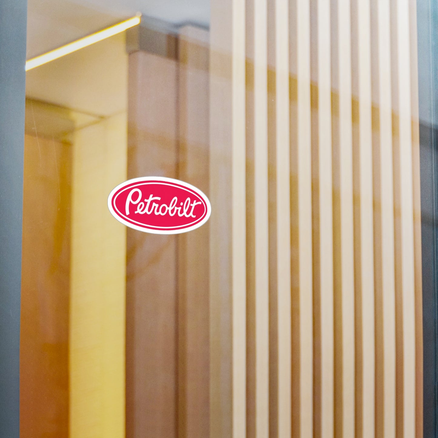 Petrobilt Red Oval - Vinyl Sticker