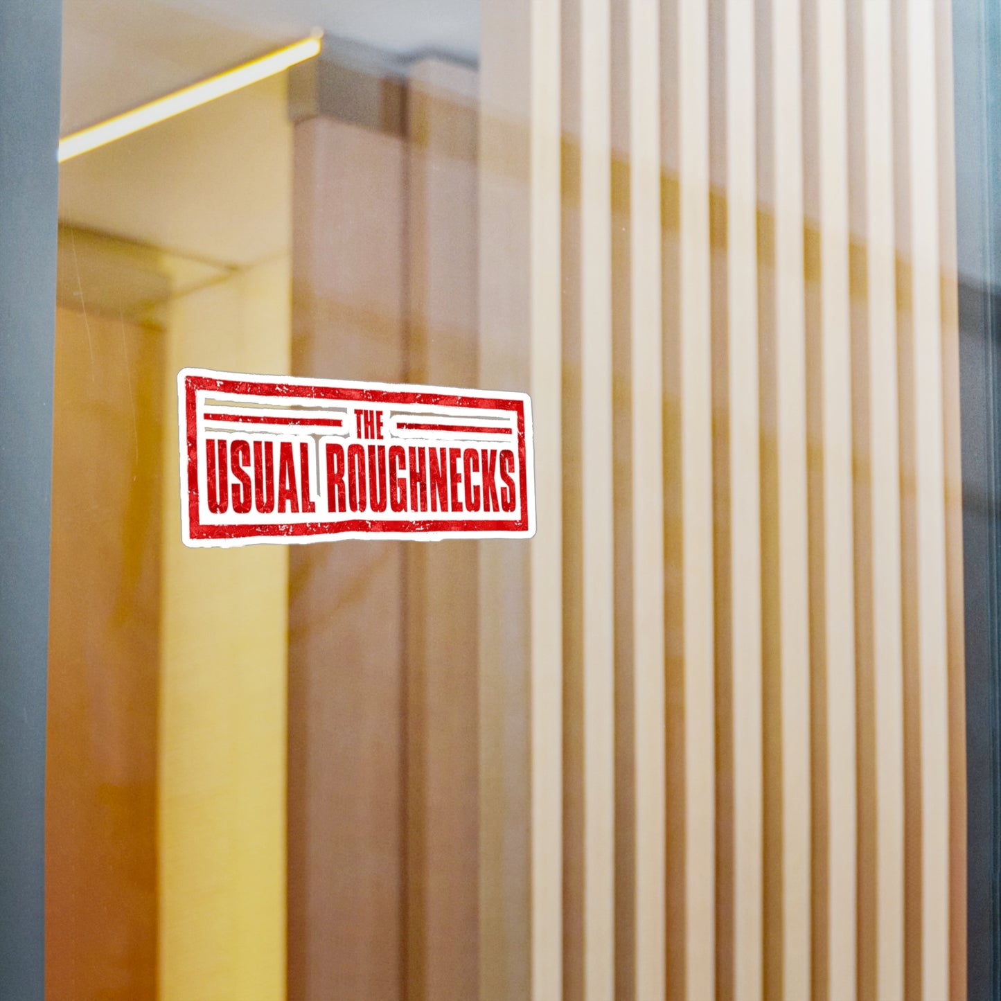 "The Usual Roughnecks" - Vinyl Sticker