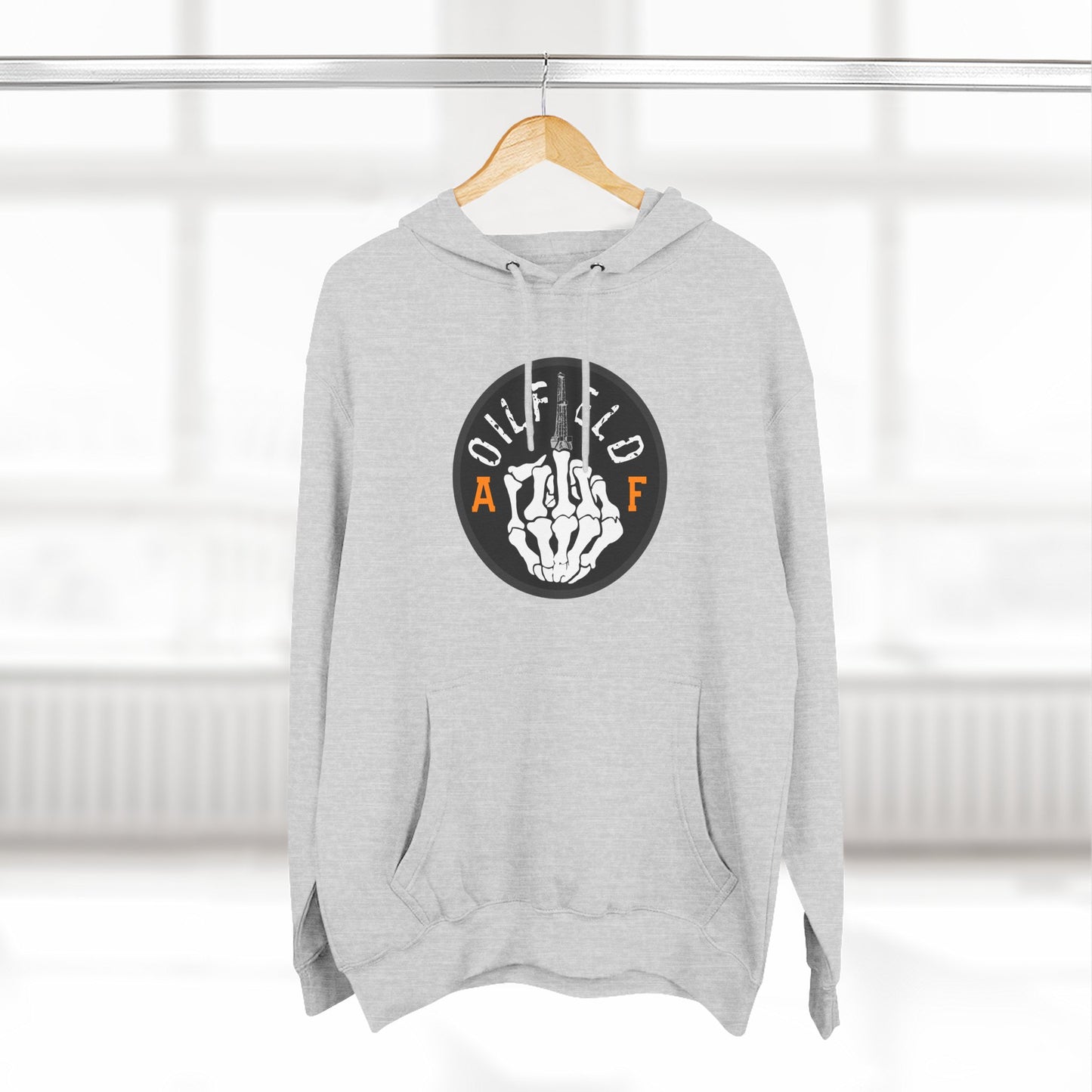 Skull Middle Finger Hoodie