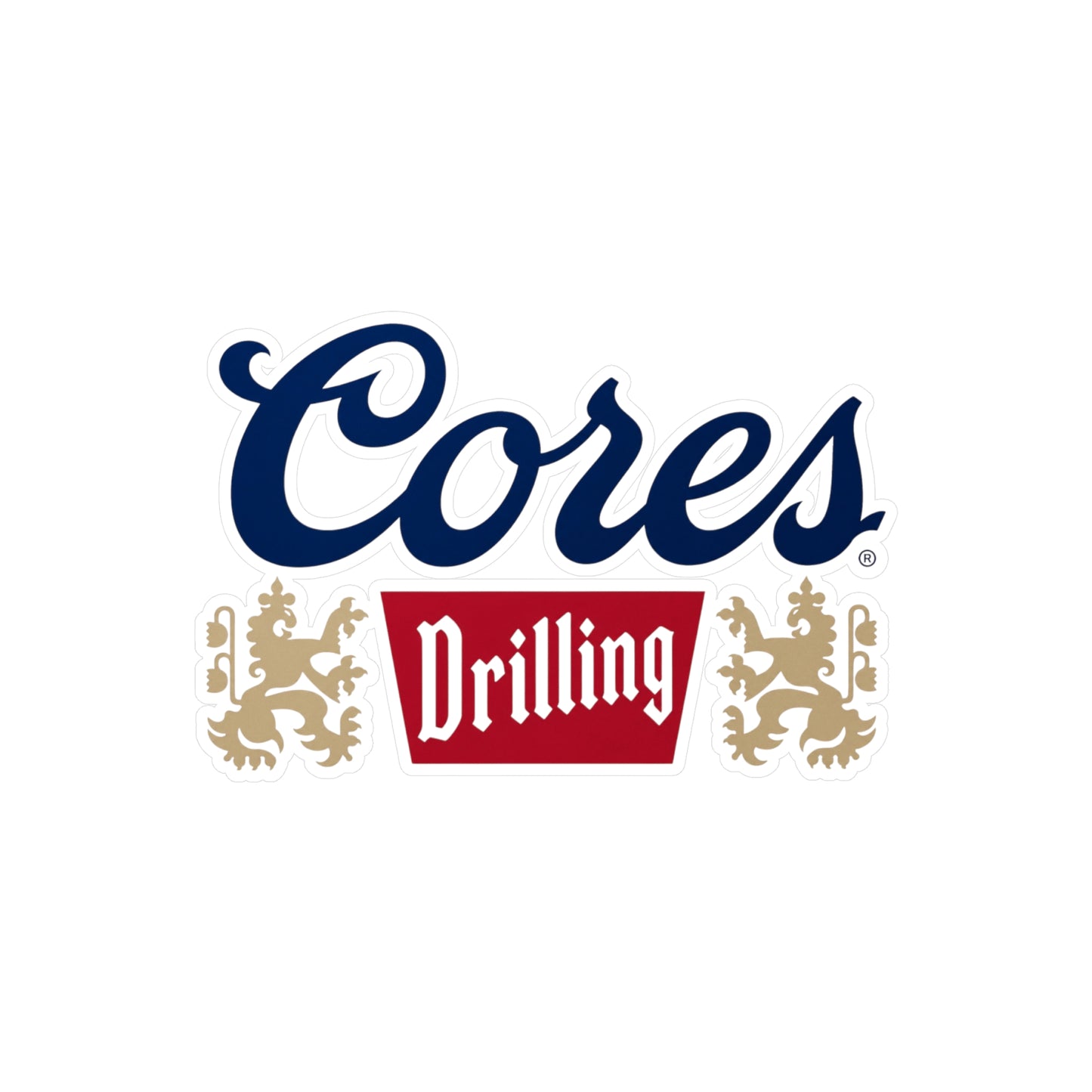Cores Drilling - Vinyl Stickers