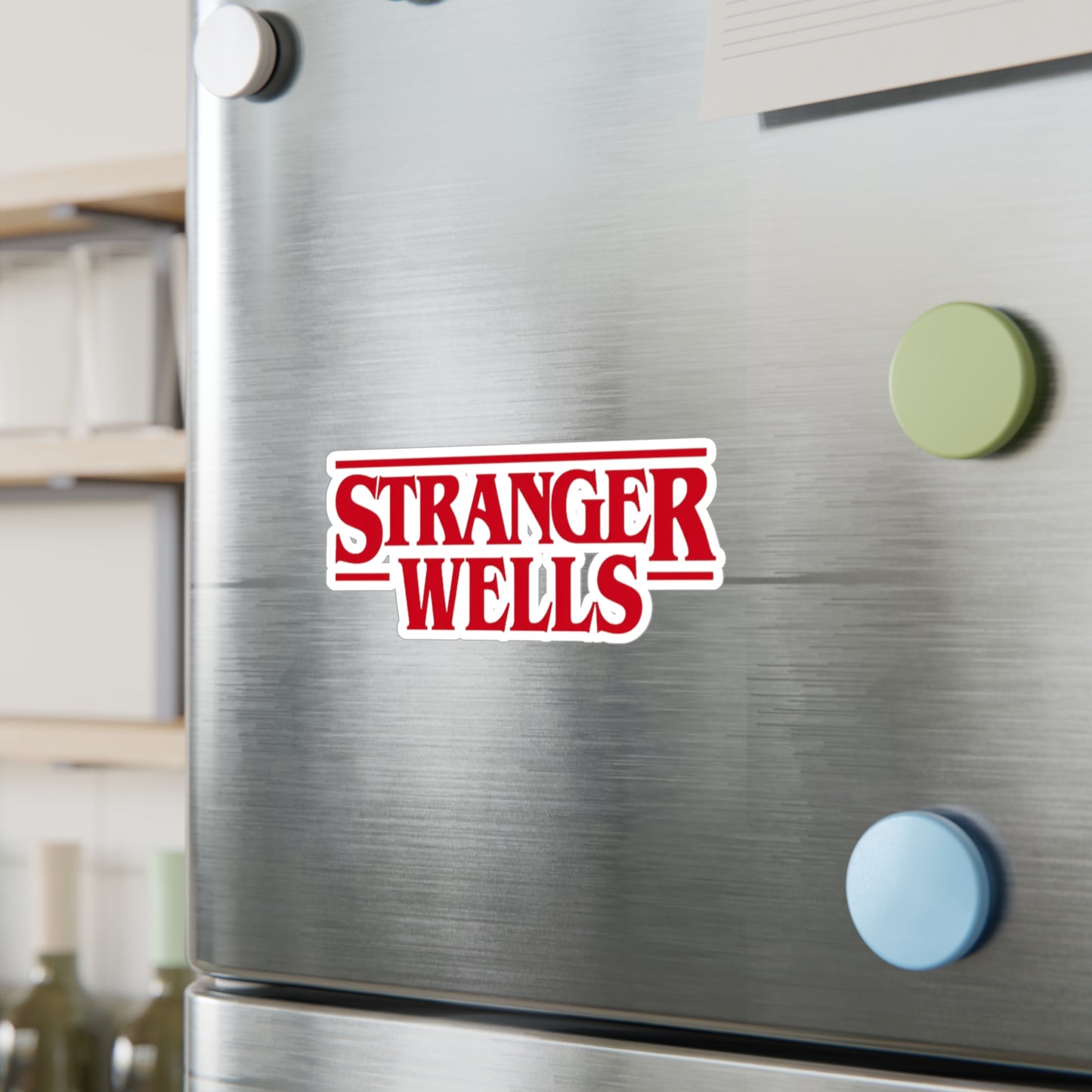Stranger Wells Vinyl Sticker