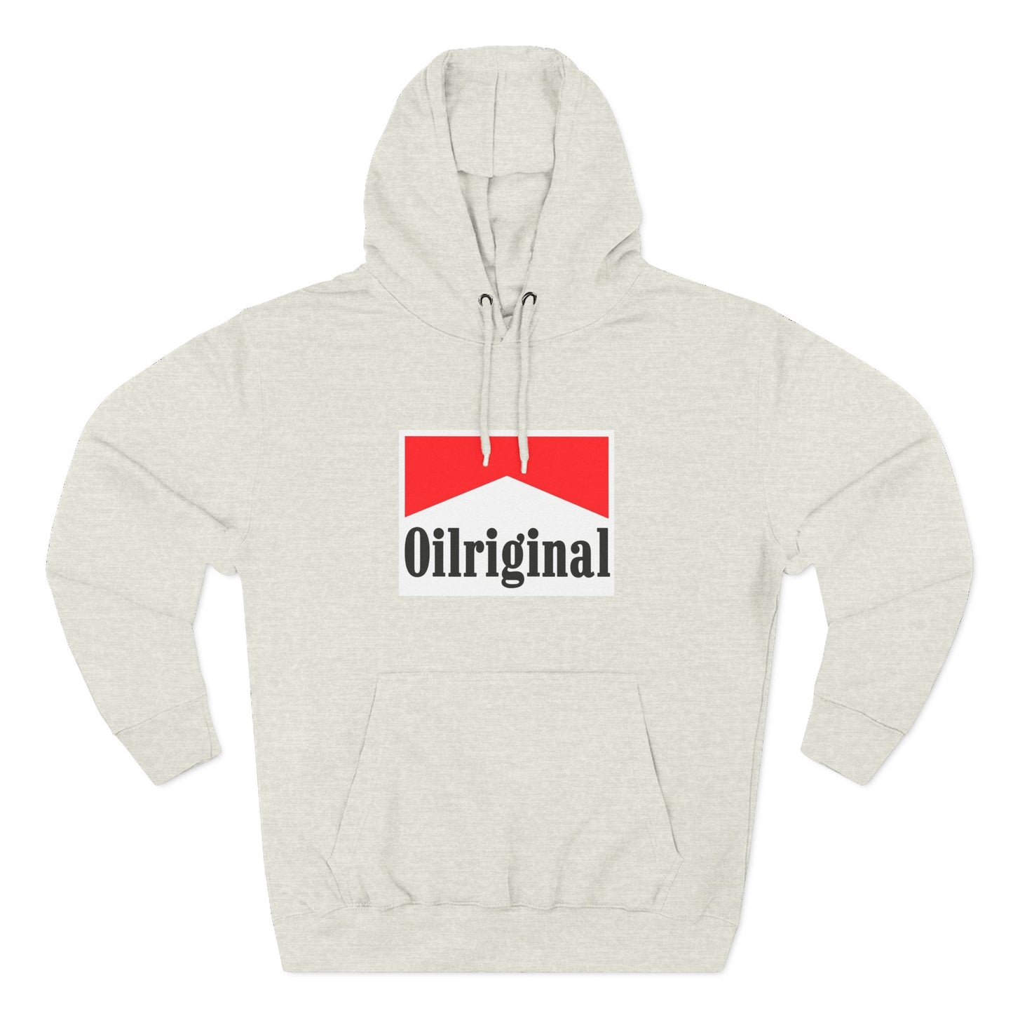 Oilriginal Logo Hoodie - Retro Red Graphic