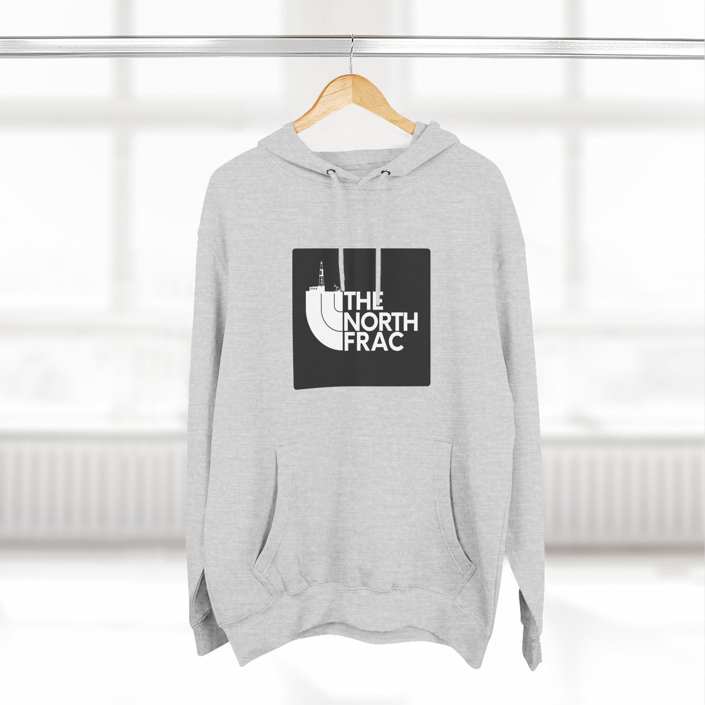 The North Frac - Black Logo Hoodie