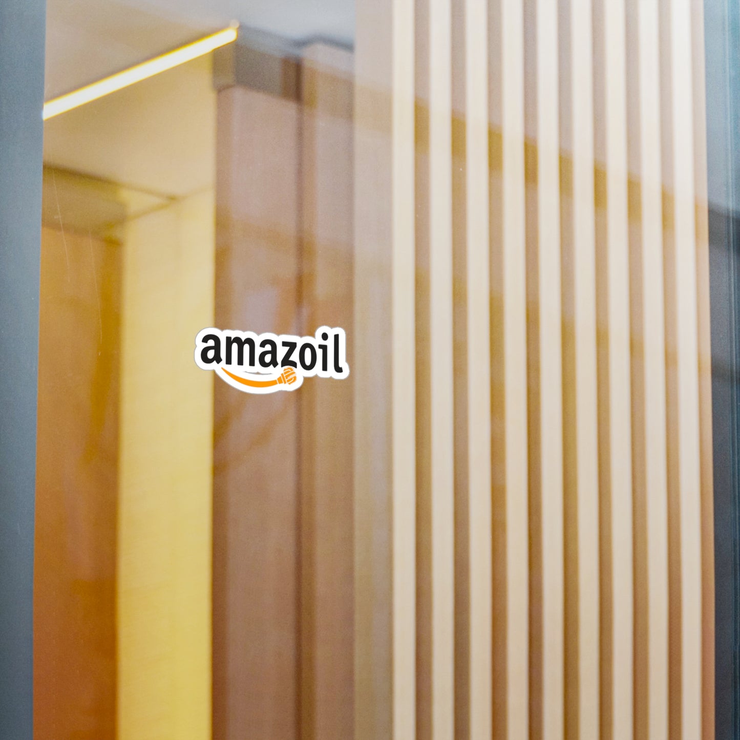 'amazoil' Logo Vinyl Sticker