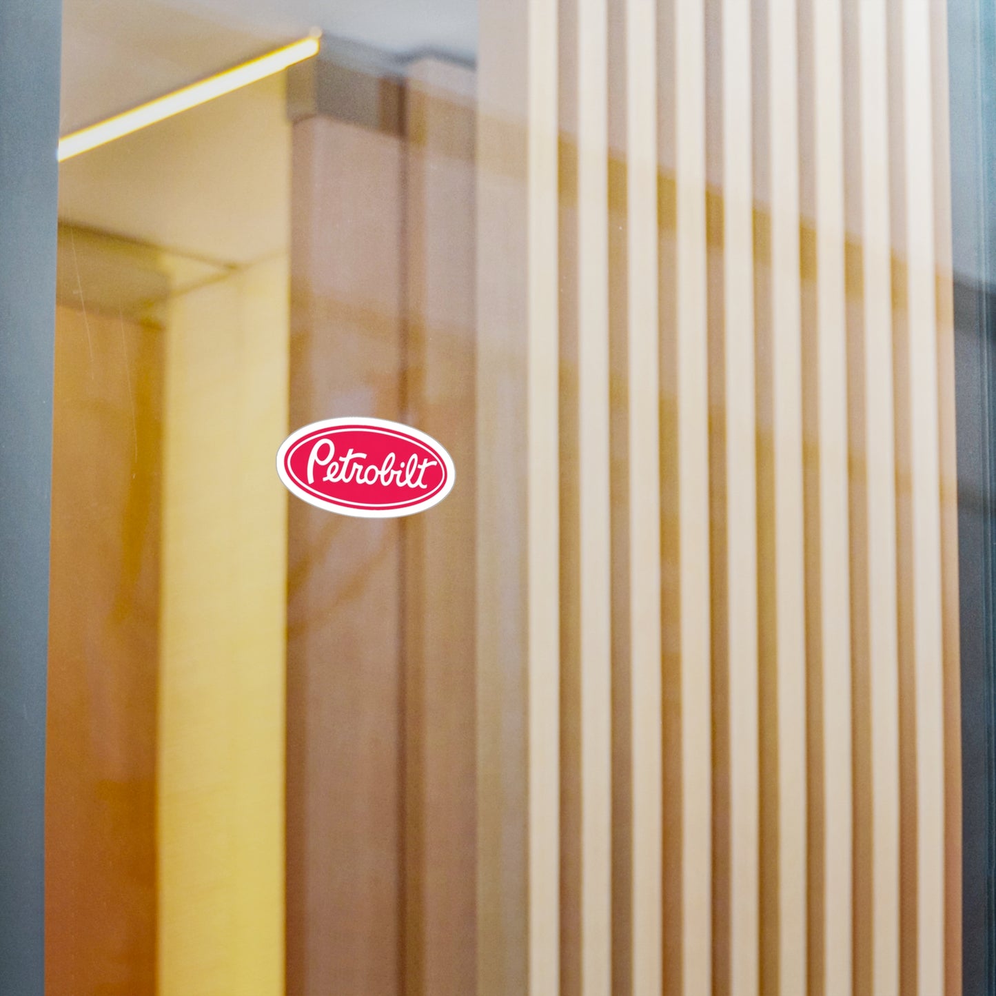 Petrobilt Red Oval - Vinyl Sticker