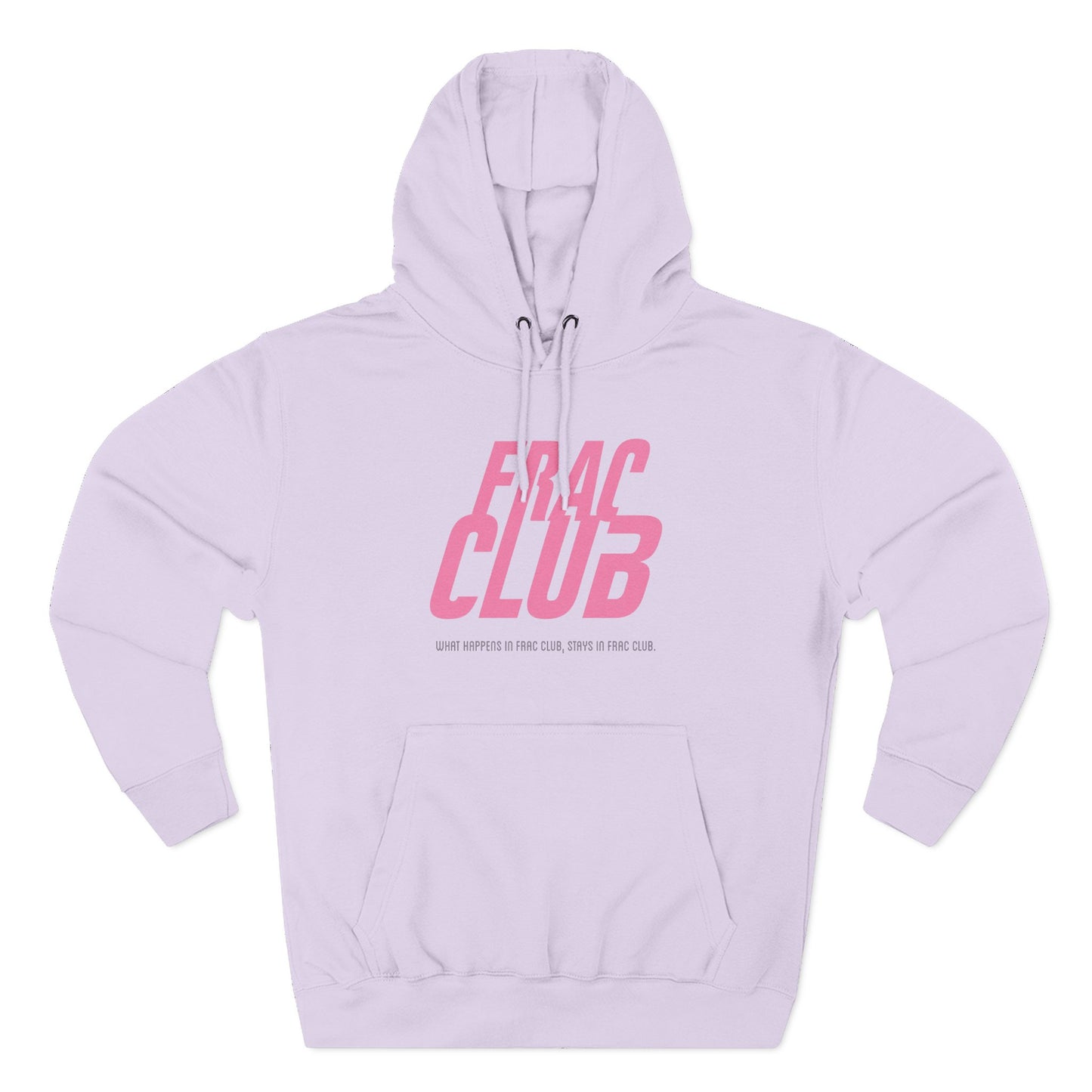 Frac Club Hoodie — Pink Logo