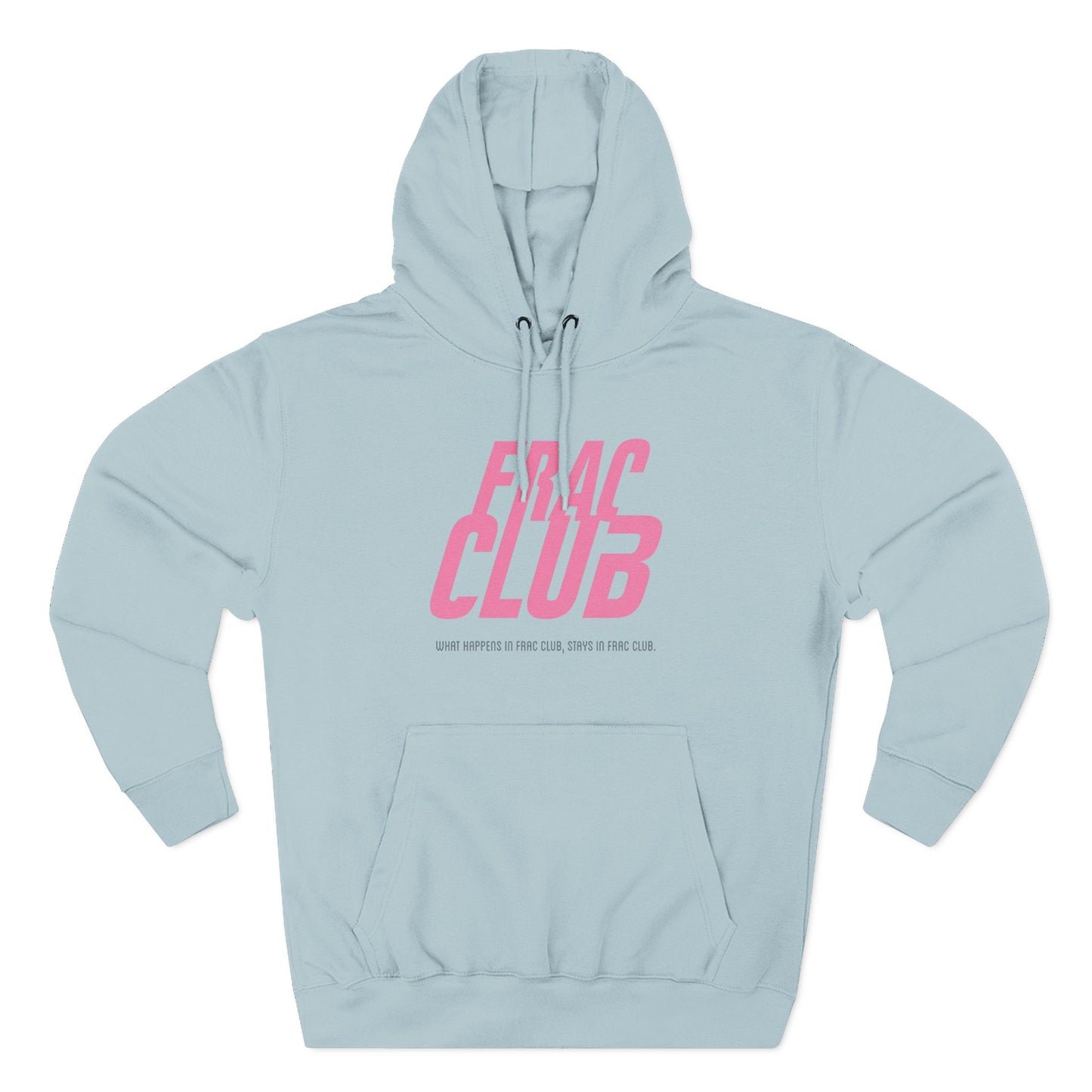 Frac Club Hoodie — Pink Logo