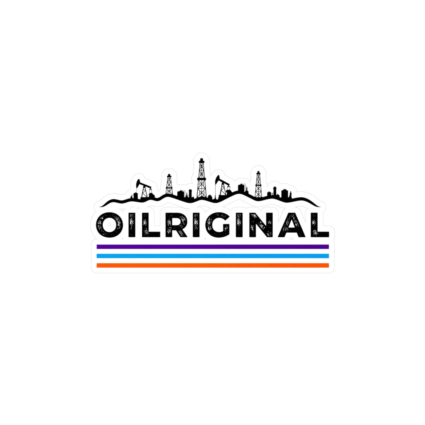 Oilriginal Skyline Vinyl Sticker