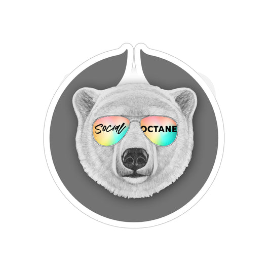 Transparent Outdoor Stickers, Die-Cut, 1pcs