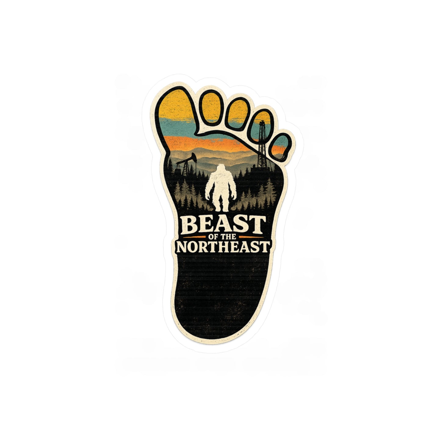 Beast of the Northeast Vinyl Sticker