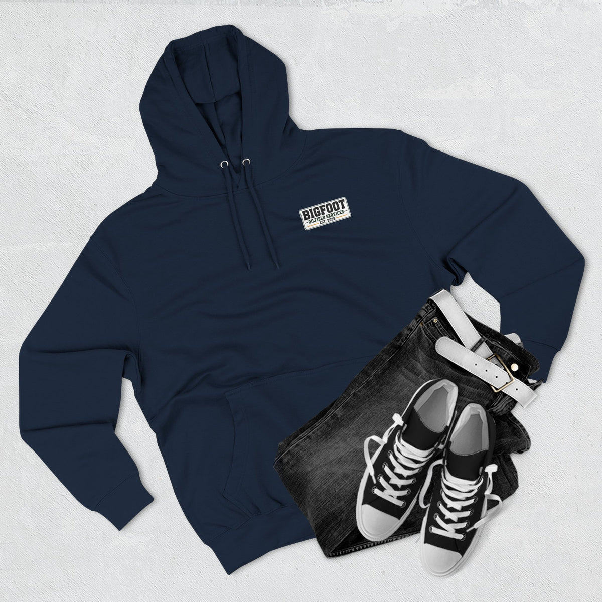 Eat Sleep Frac Repeat Hoodie — Fracologist Oilfield Fleece Pullover