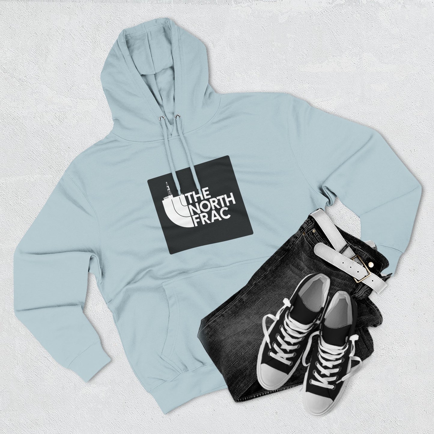 The North Frac - Black Logo Hoodie