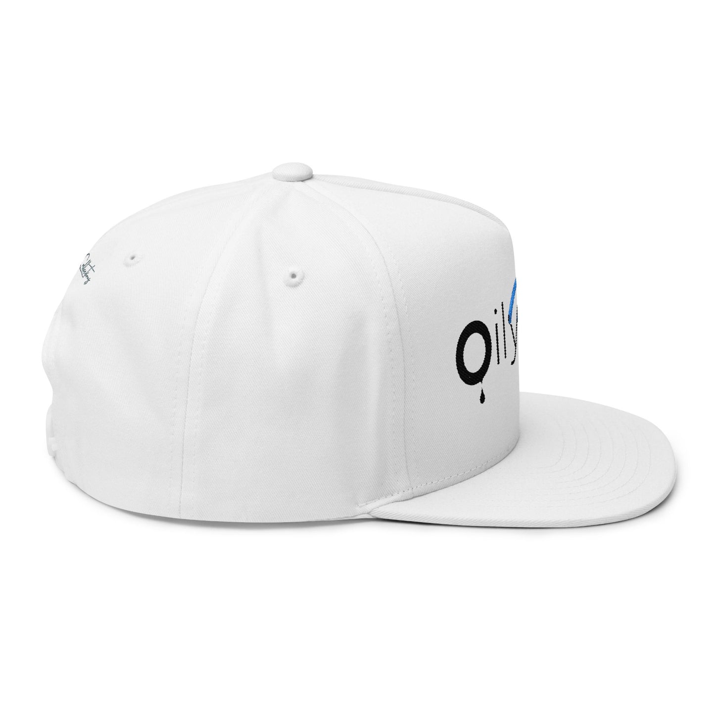 "OilyFans" Embroidered Flat Bill Snapback