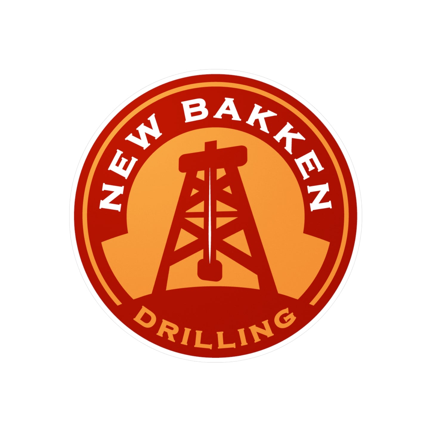 New Bakken Drilling Round - Vinyl Sticker