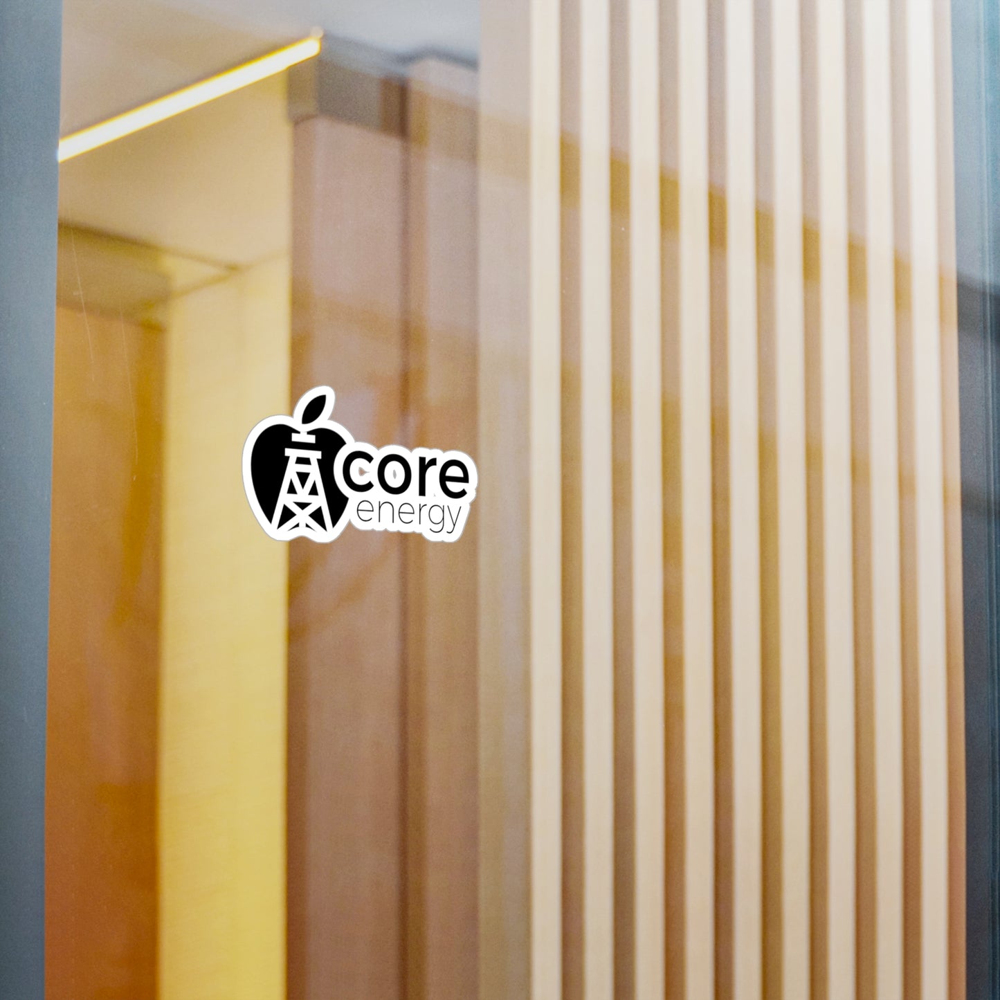 Apple Core Energy Logo Vinyl Sticker