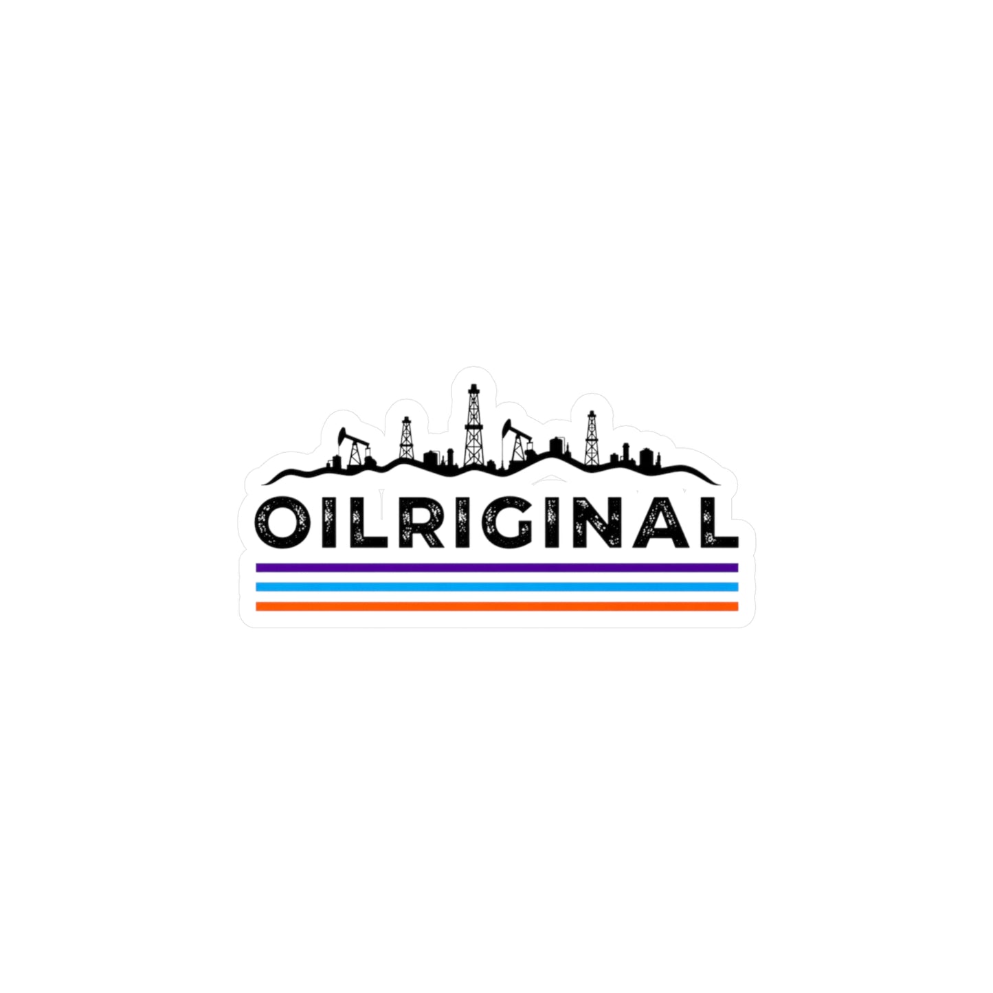 Oilriginal Skyline Vinyl Sticker
