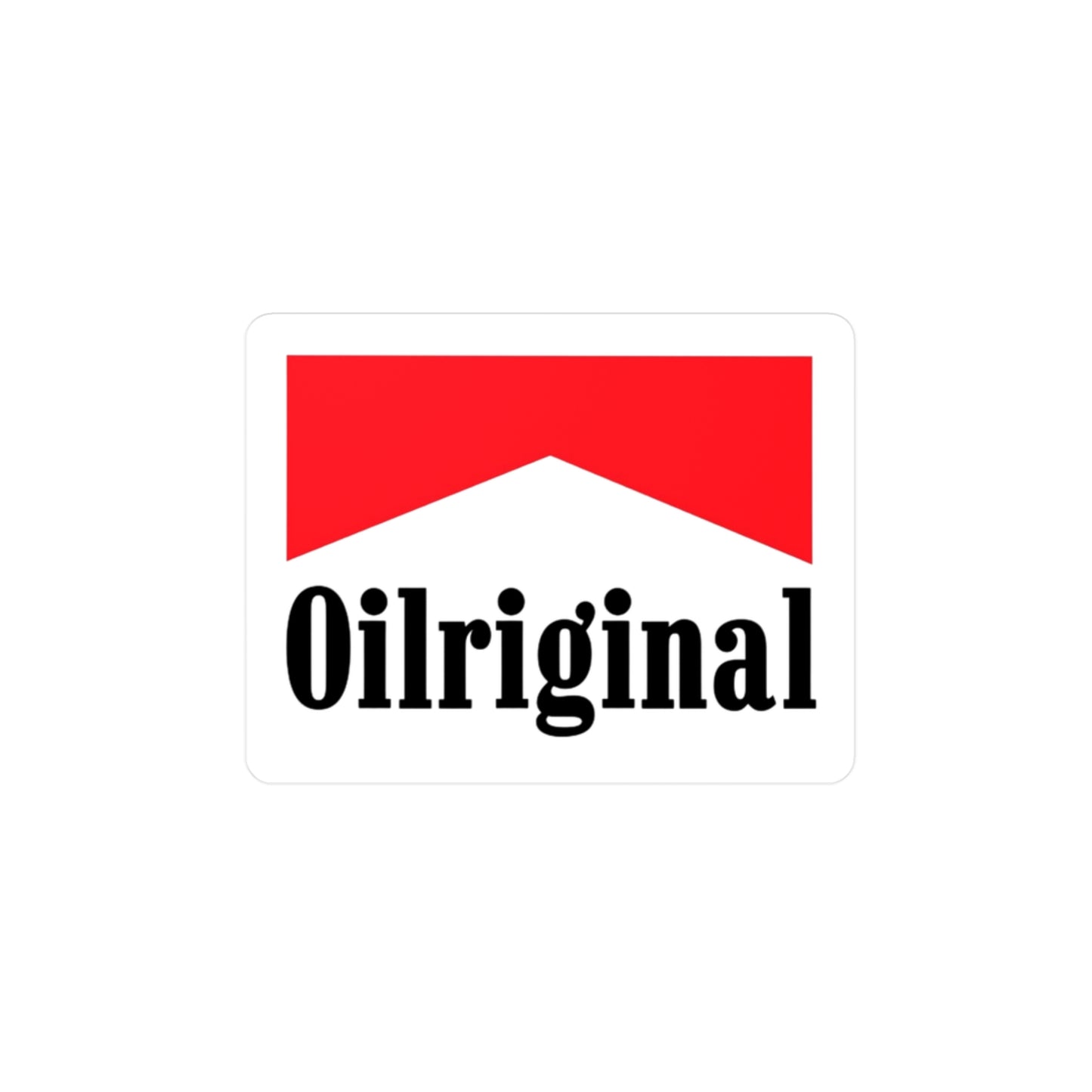 Oilriginal Malboro - Vinyl Decal