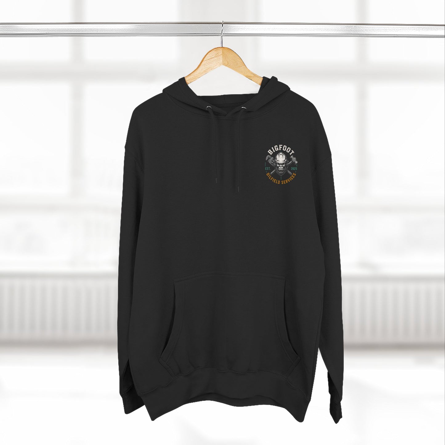 Dirty Feet Clean Money Hoodie — Graphic Outdoor Adventure Pullover