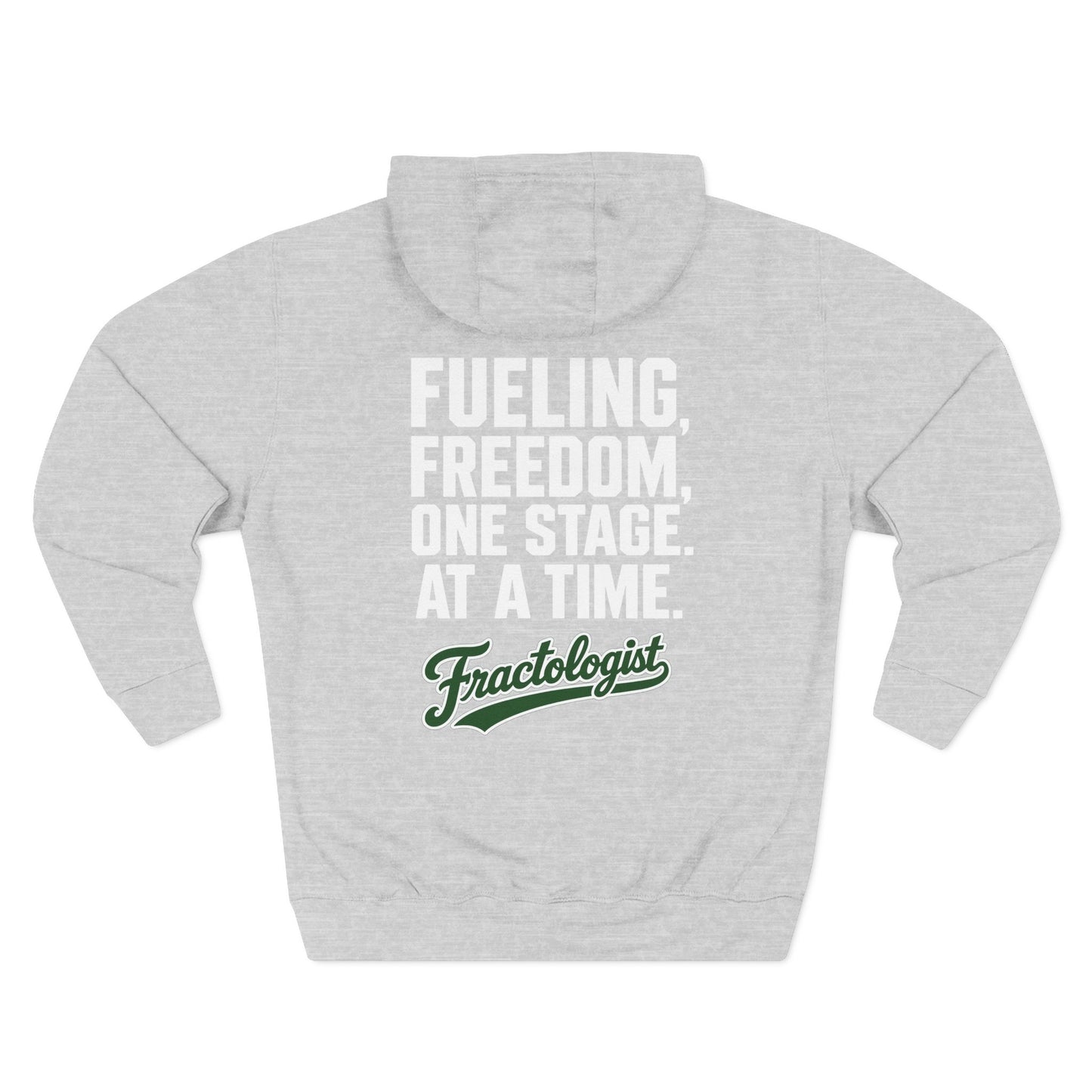 “Fueling Freedom, One Stage at a Time” Fleece Pullover