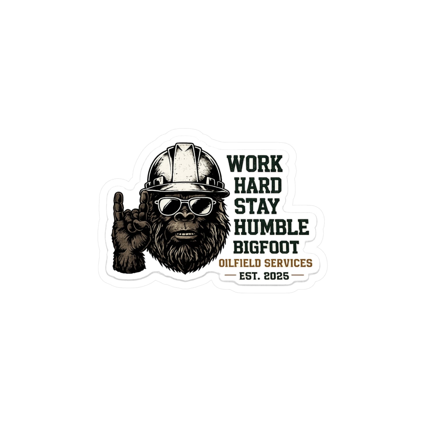 Work Hard Stay Humble - Vinyl Sticker