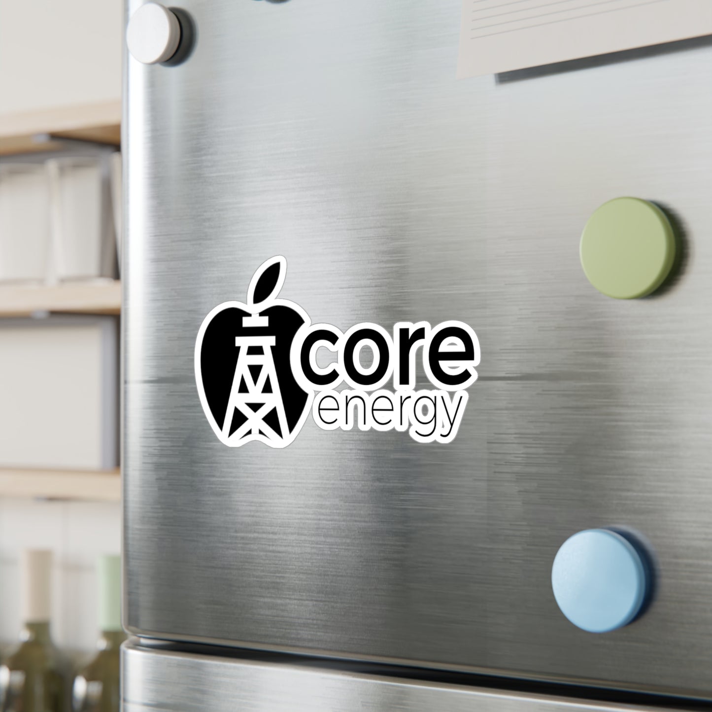Apple Core Energy Logo Vinyl Sticker