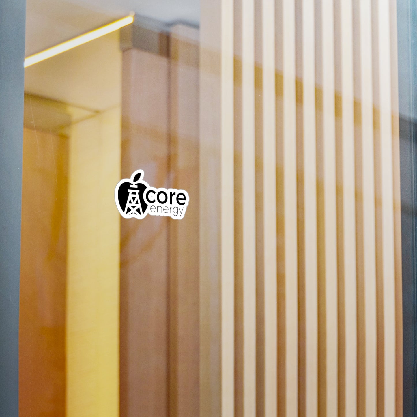 Apple Core Energy Logo Vinyl Sticker