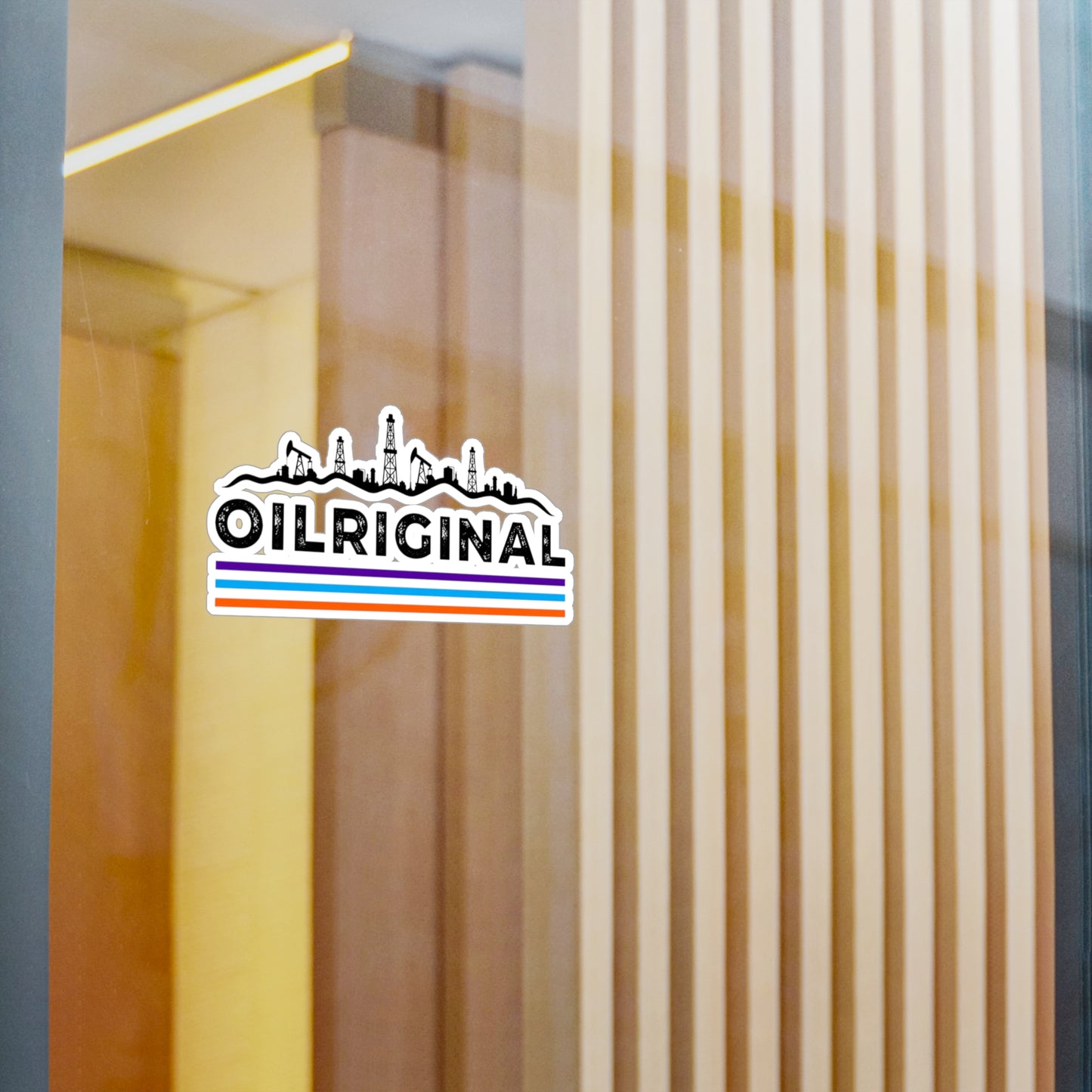 Oilriginal Skyline Vinyl Sticker