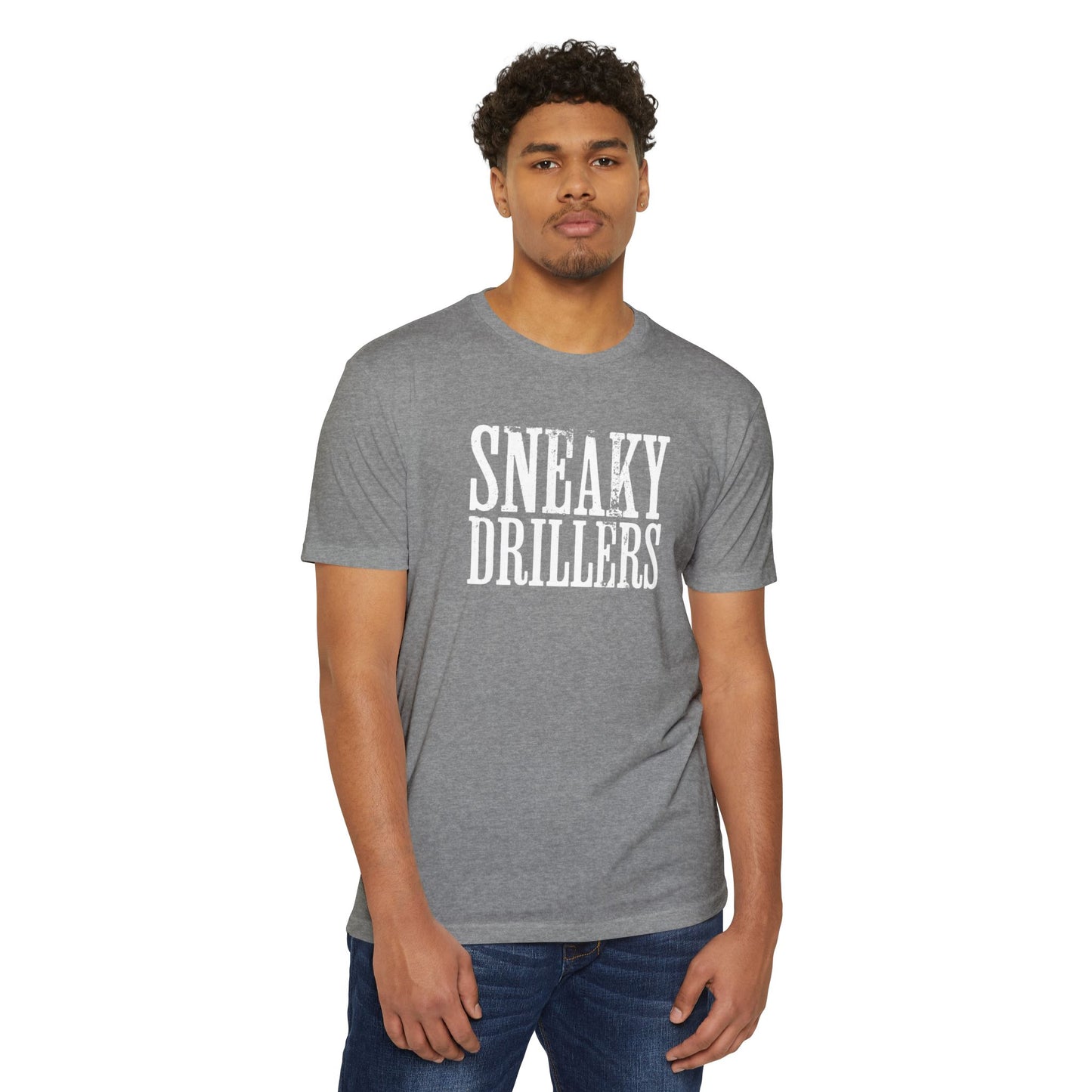 Sneaky Drillers T‑Shirt — Retro Athletic