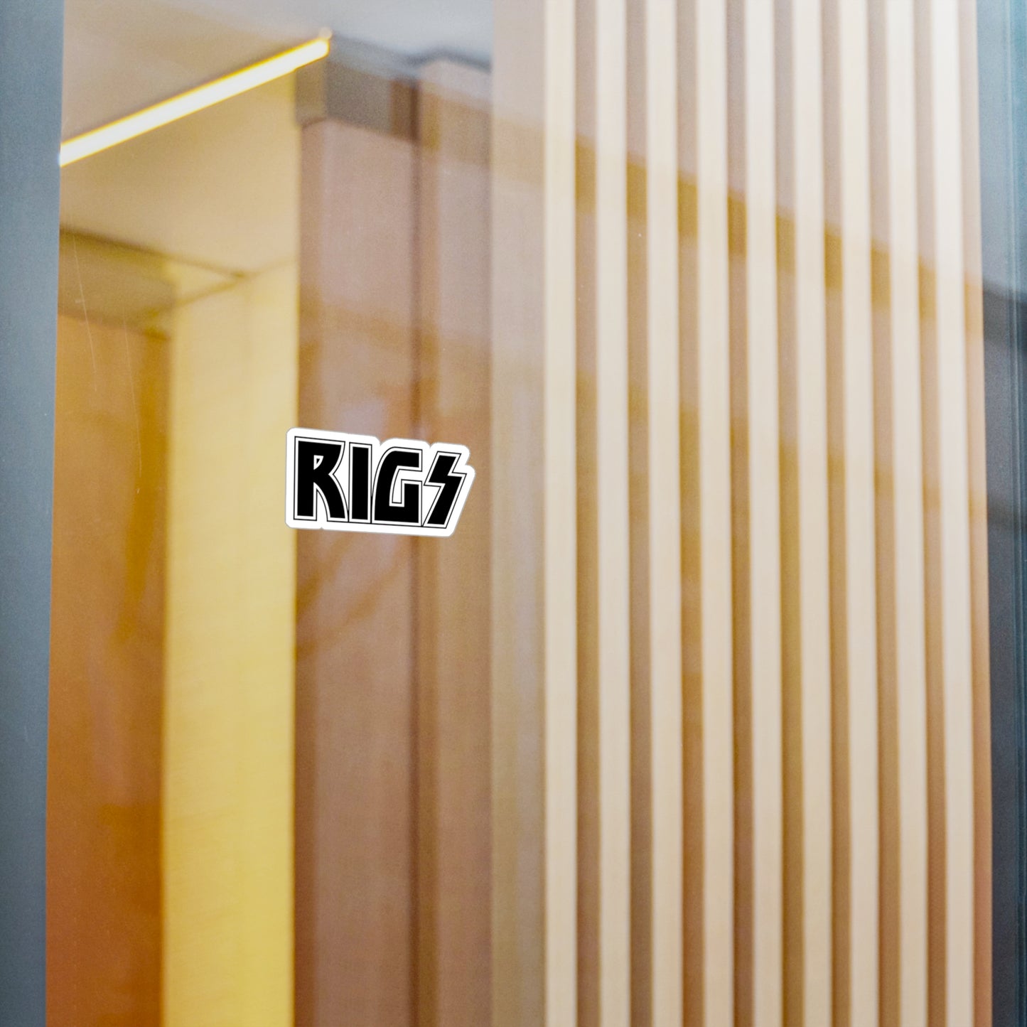 RIGS Rock Logo Vinyl Sticker