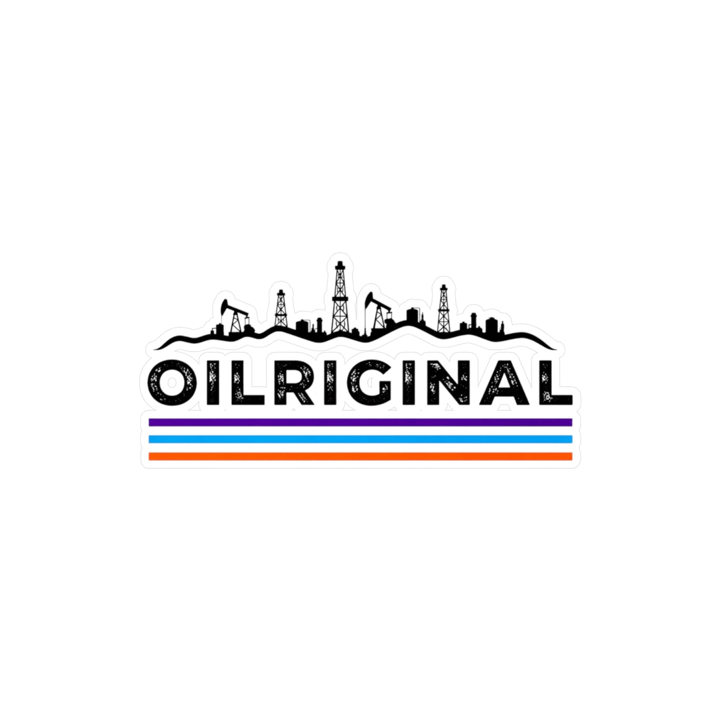 Oilriginal Skyline Vinyl Sticker