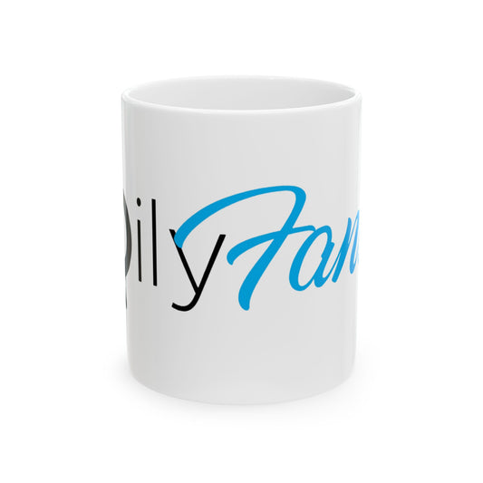 OilyFans Ceramic Mug — 11oz & 15oz Coffee Cup