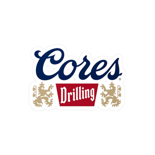 Cores Drilling - Vinyl Stickers