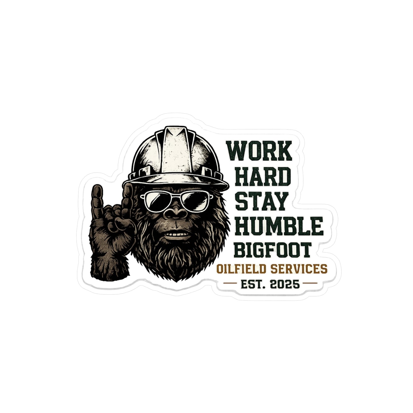 Work Hard Stay Humble - Vinyl Sticker