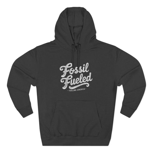 Fossil Fueled Hoodie Retro Script