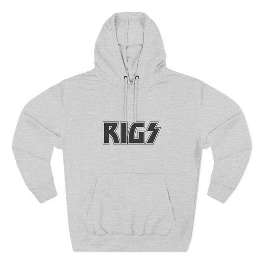 Rigs Logo Hoodie - Retro Rock Band