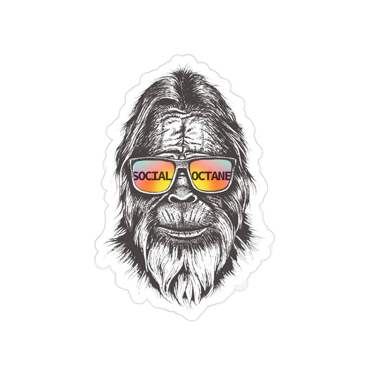 Transparent Outdoor Stickers, Die-Cut, 1pcs