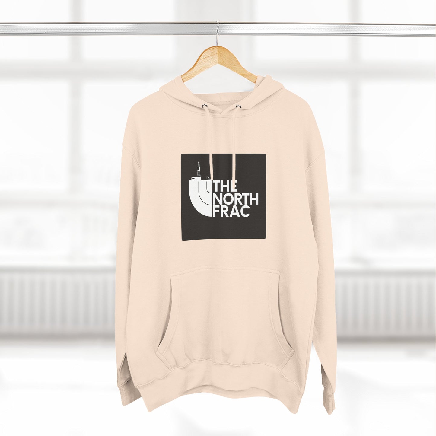 The North Frac - Black Logo Hoodie