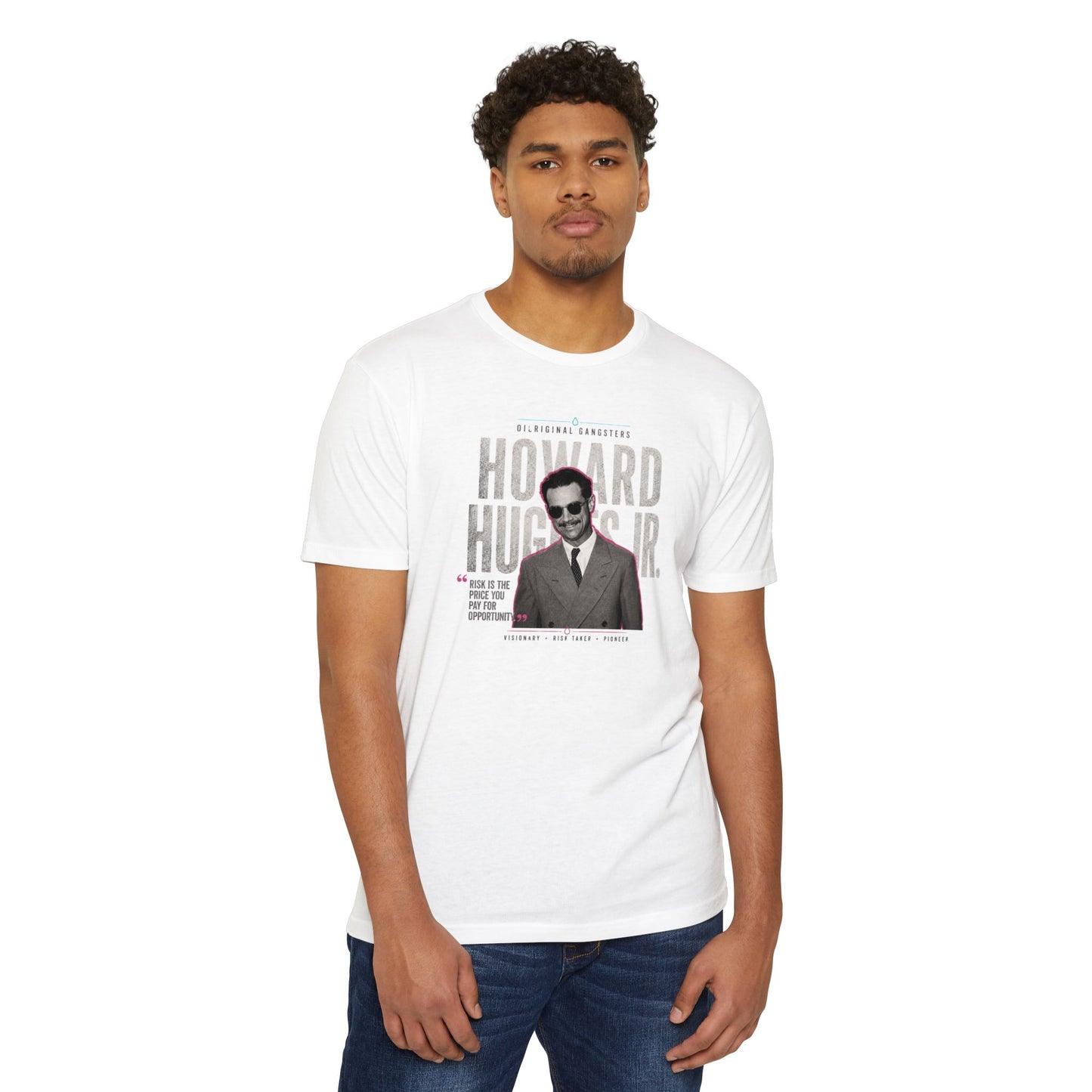 Howard Hughes Jr. Vintage Portrait T-Shirt