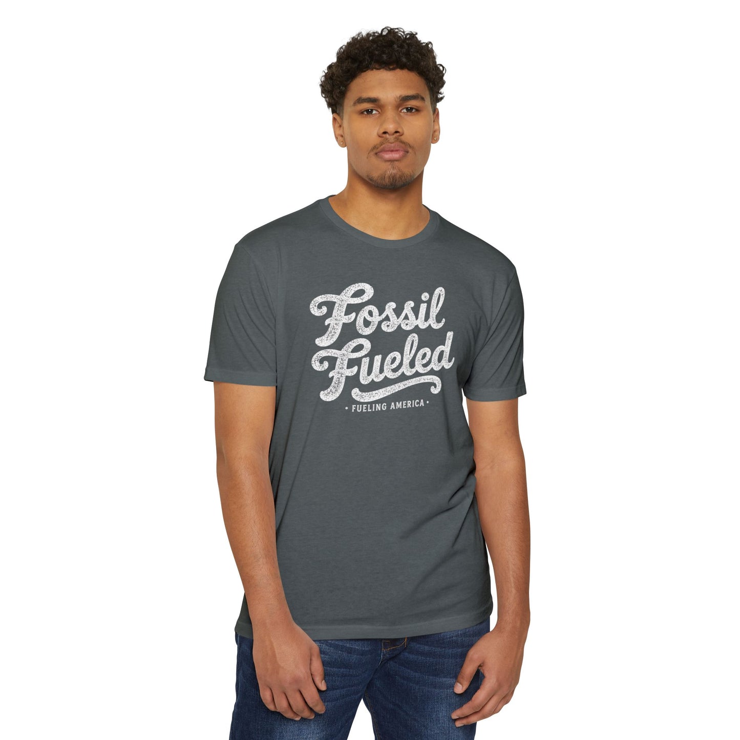 Fossil Fueled Graphic T-Shirt - Fueling America