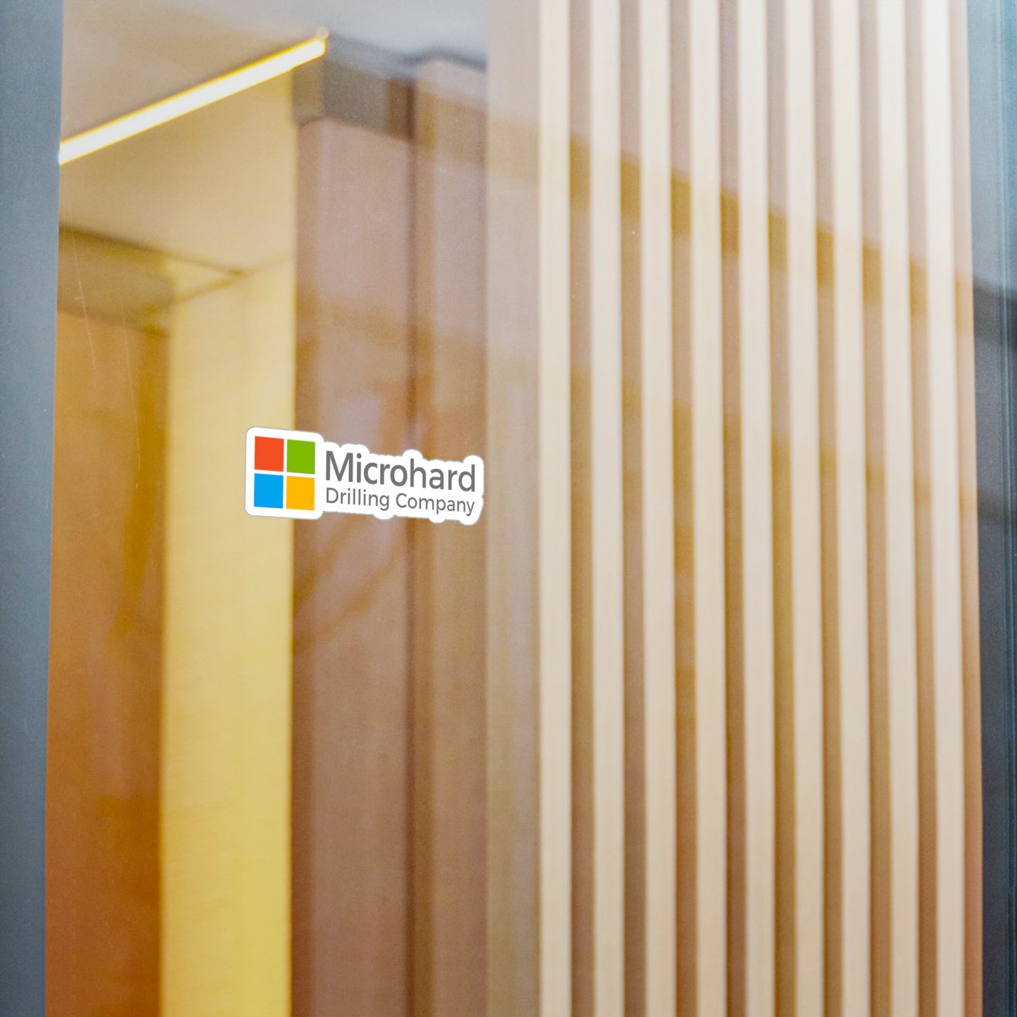 'Microhard Drilling Company' Logo Vinyl Sticker